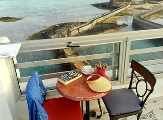 Terraza del restaurante Hotel Miramar